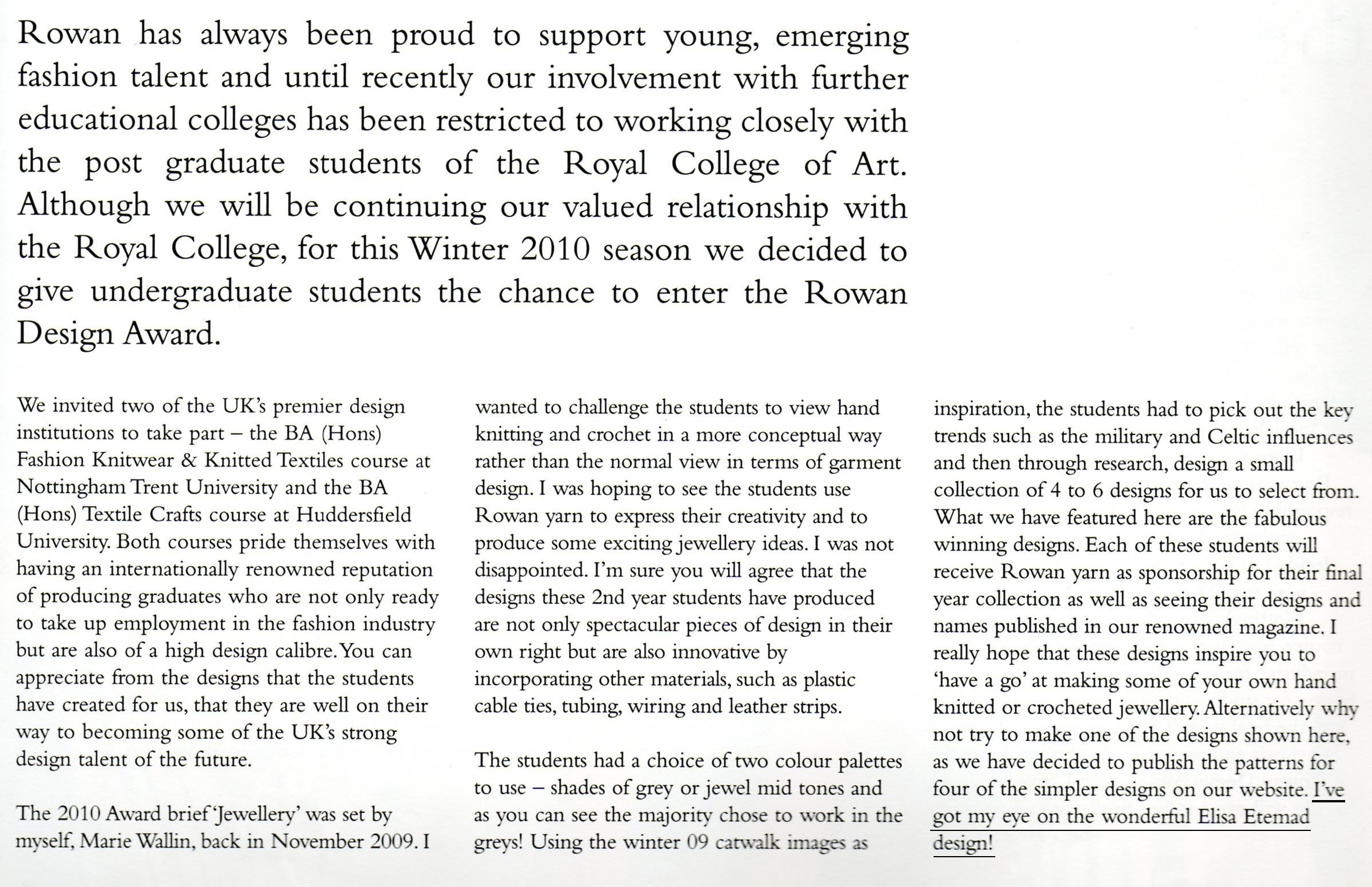 Rowan Yarn Magazine Autumn 2010 3